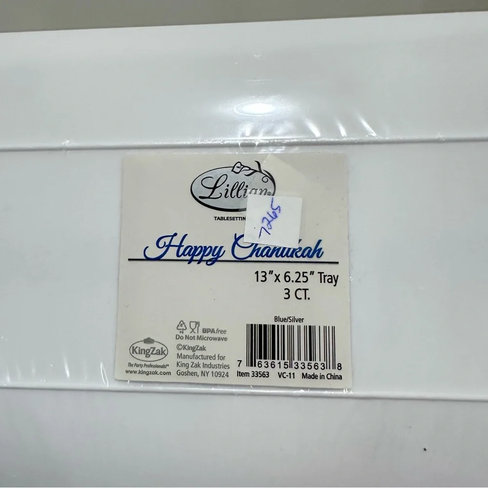 Home Party Supplies Happy Chanukah Set - Blue and White